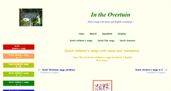 Desktop Screenshot of childrens-songs.overtuin.net